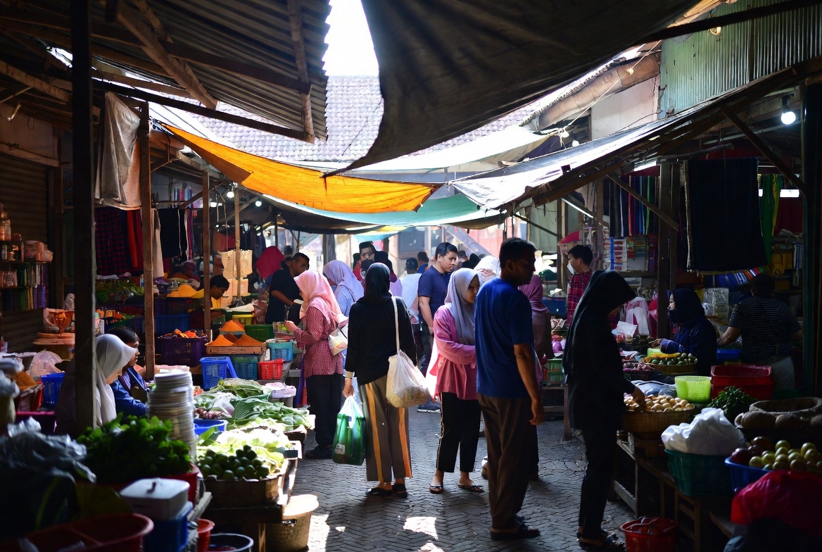 Pasar Kemiri Muka yang Menjadi Pusat Aktivitas Ekonomi Lokal